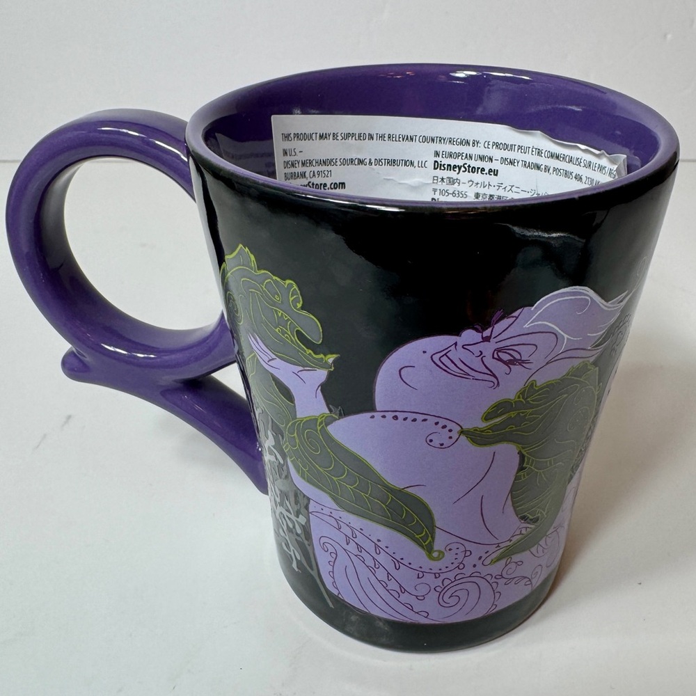 NWT. Disney Cruise Line Ursula Mug. The Little Mermaid Sea Witch